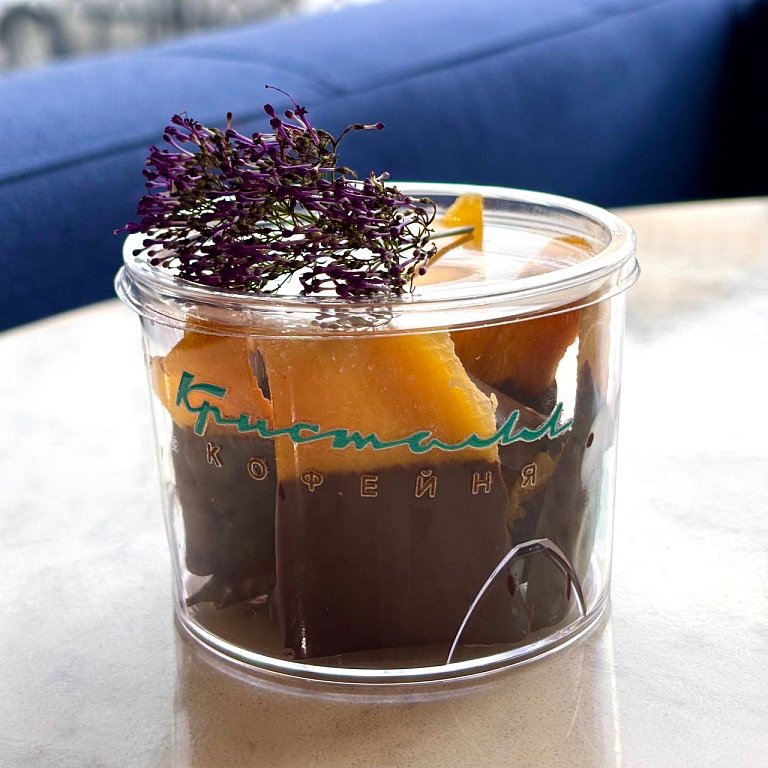 К Сушеная папайя в темном диетическом шоколаде